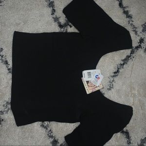 Brand new with tags black crop top